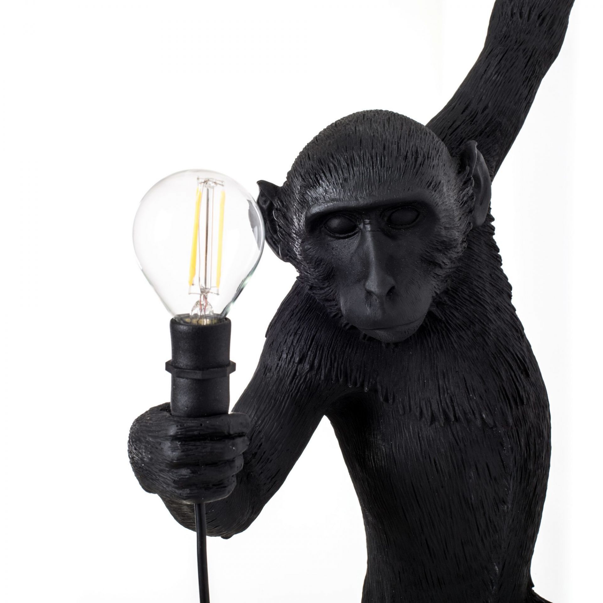 Monkey Lamp Black Wandleuchte Outdoor Seletti EINZELSTÜCK
