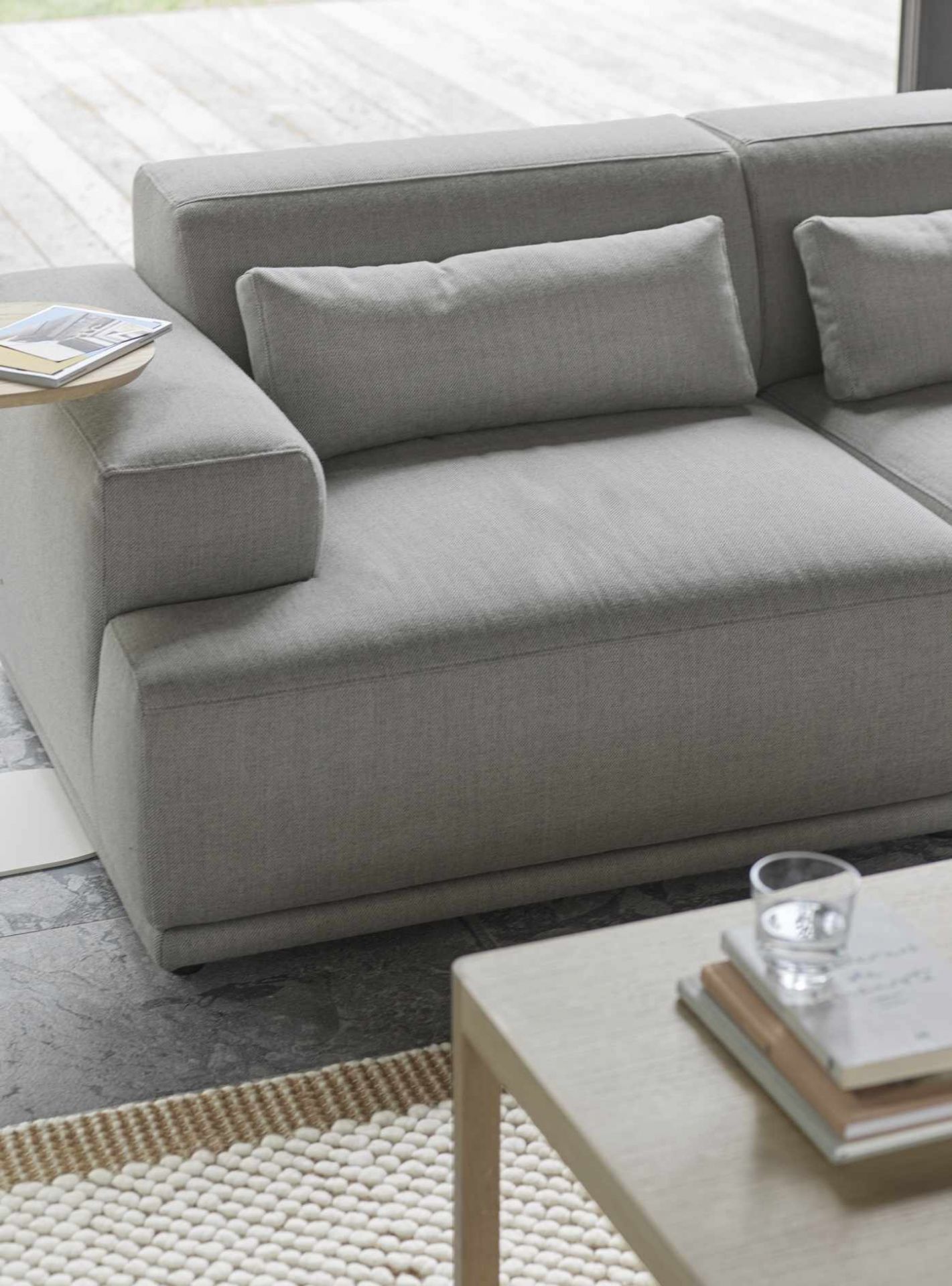 Connect Soft Modular Sofa 2-Sitzer Clay 12 Konfiguration 2 Muuto