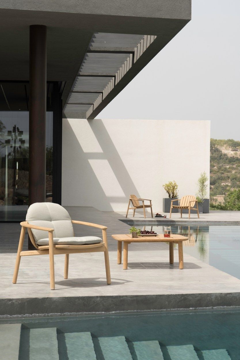 Twins Lounge Chair Armlehnen Stuhl Outdoor Emu