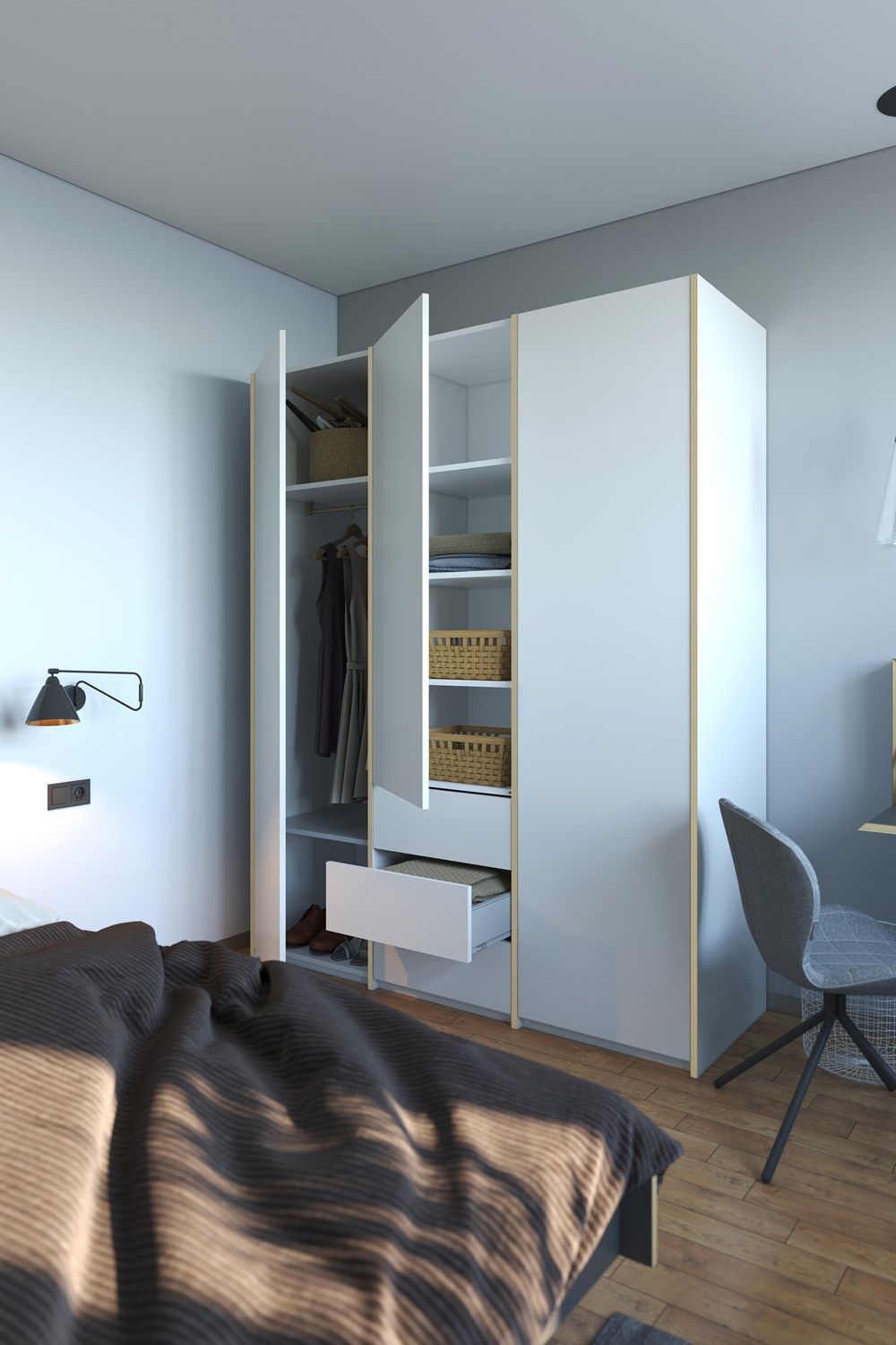 MODULAR PLUS Schrank Kombination mit 3 Schubkästen Müller Möbelwerkstätten
