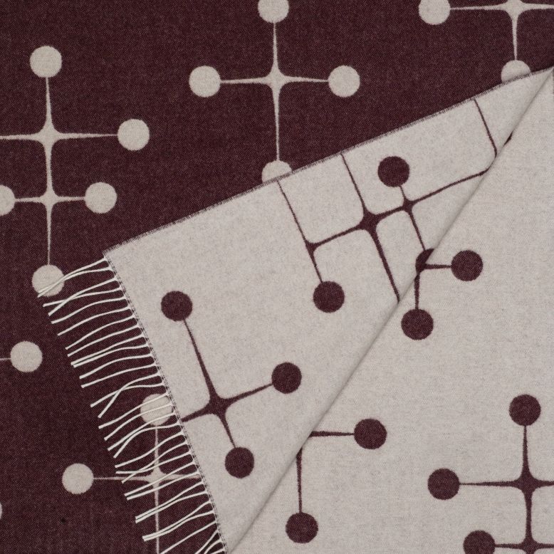 Eames Wool Blanket Bordeaux Wolldecke Vitra LIMITED EDITION 