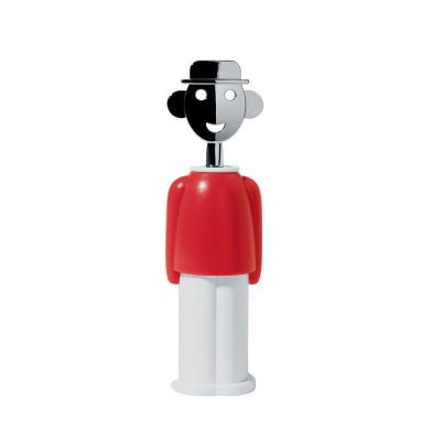 Alessandro M. Korkenzieher rot und weiß Alessi