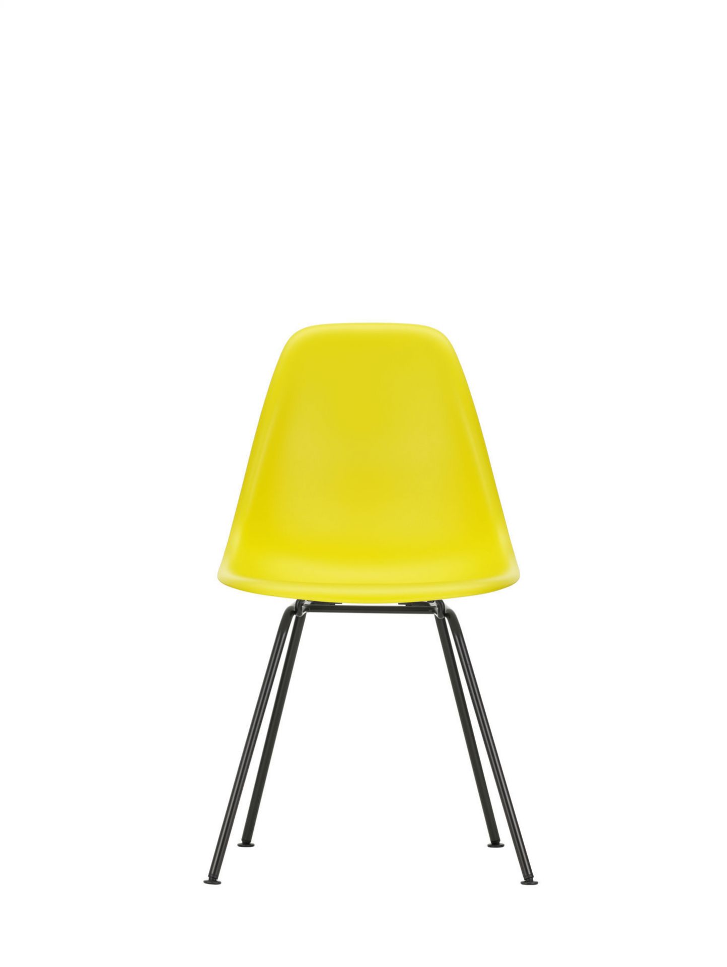 Eames Plastic Side Chair DSX Stuhl Vitra Chrom - Weiss
