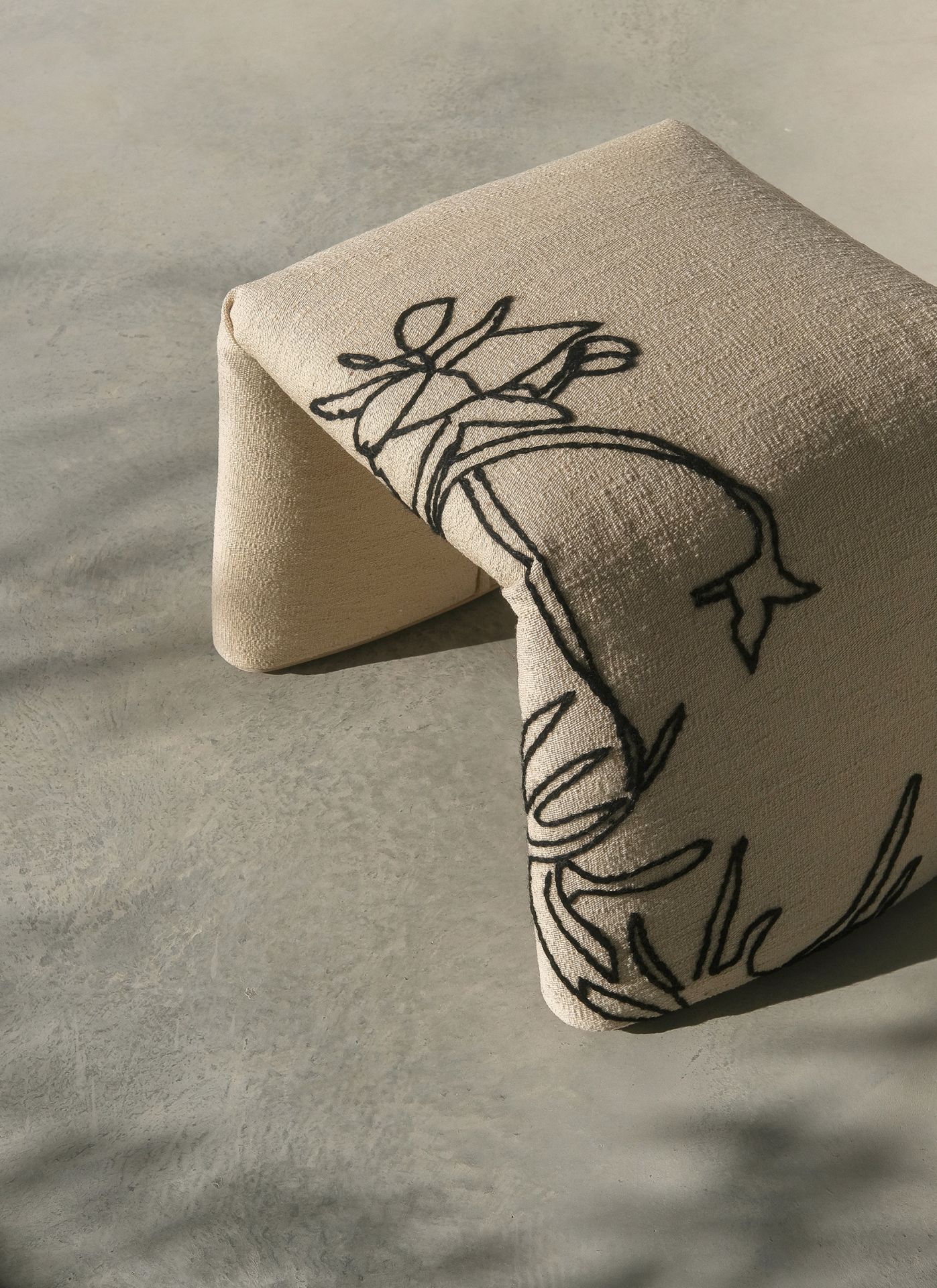 Folded Flower Bench Bank Nanimarquina 