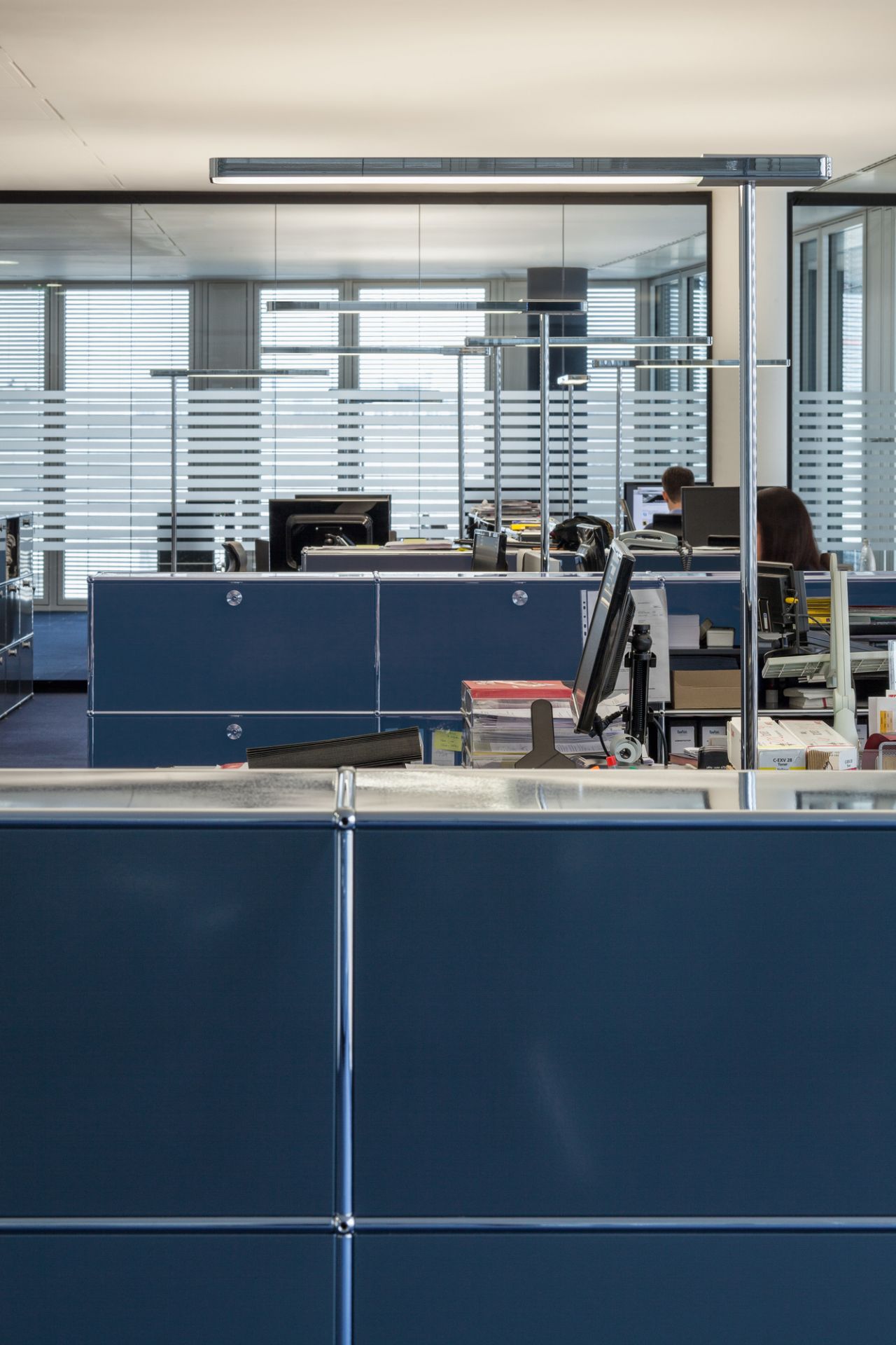 Slice² Tischleuchte mit Adapter für USM Haller Tischsysteme Serien Lighting