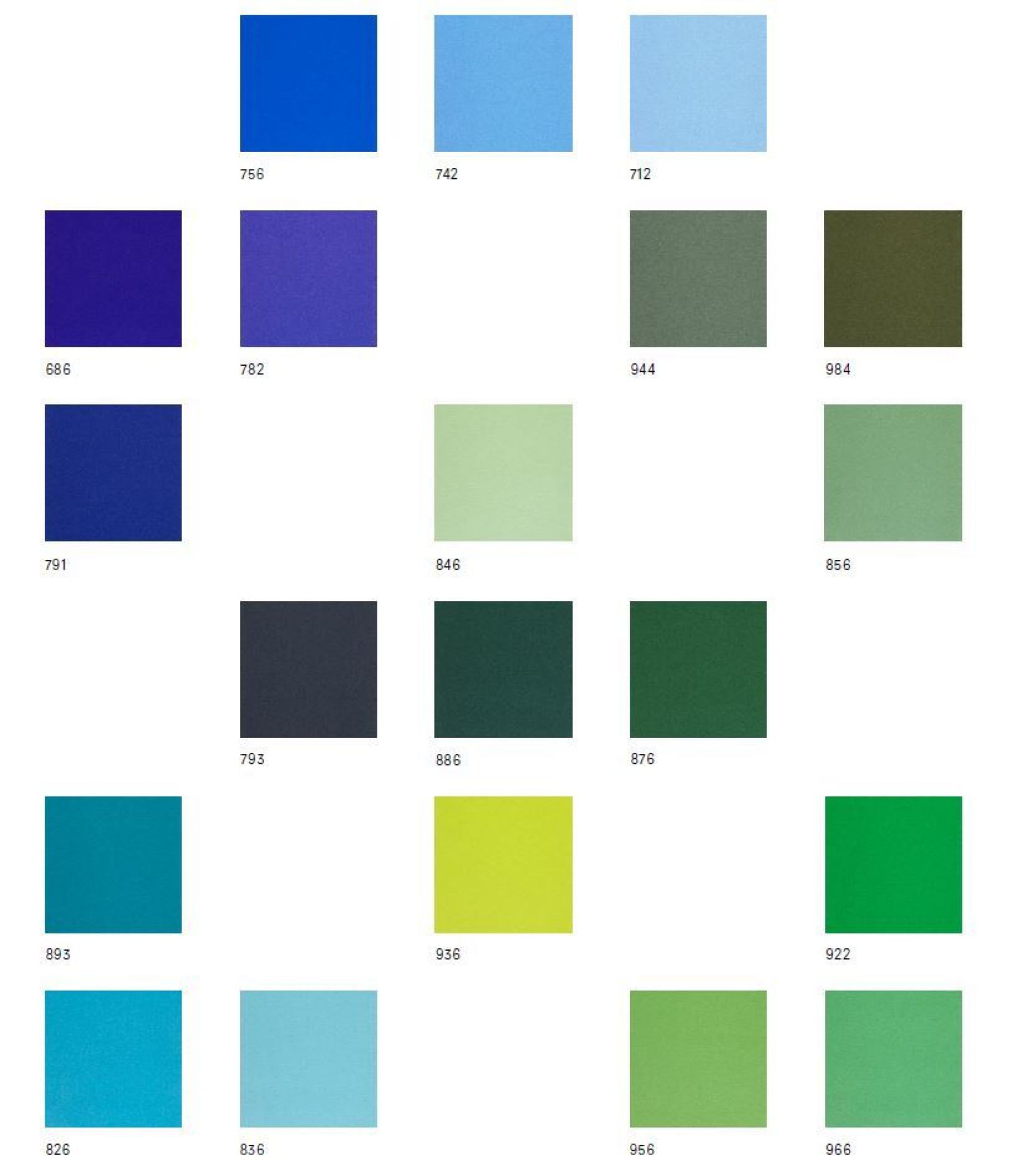 Stoffmusterkarte Divina 3 Kvadrat