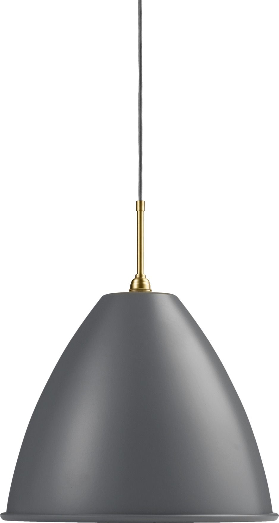 Bestlite BL 9 L Pendelleuchte Grau / Messing Gubi