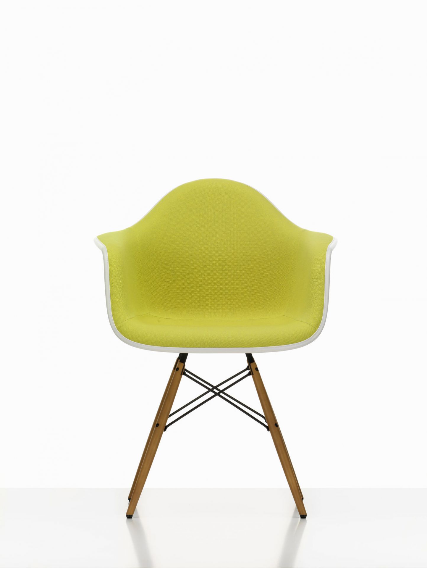 Eames Plastic Arm Chair DAW Stuhl Vollgepolstert Vitra