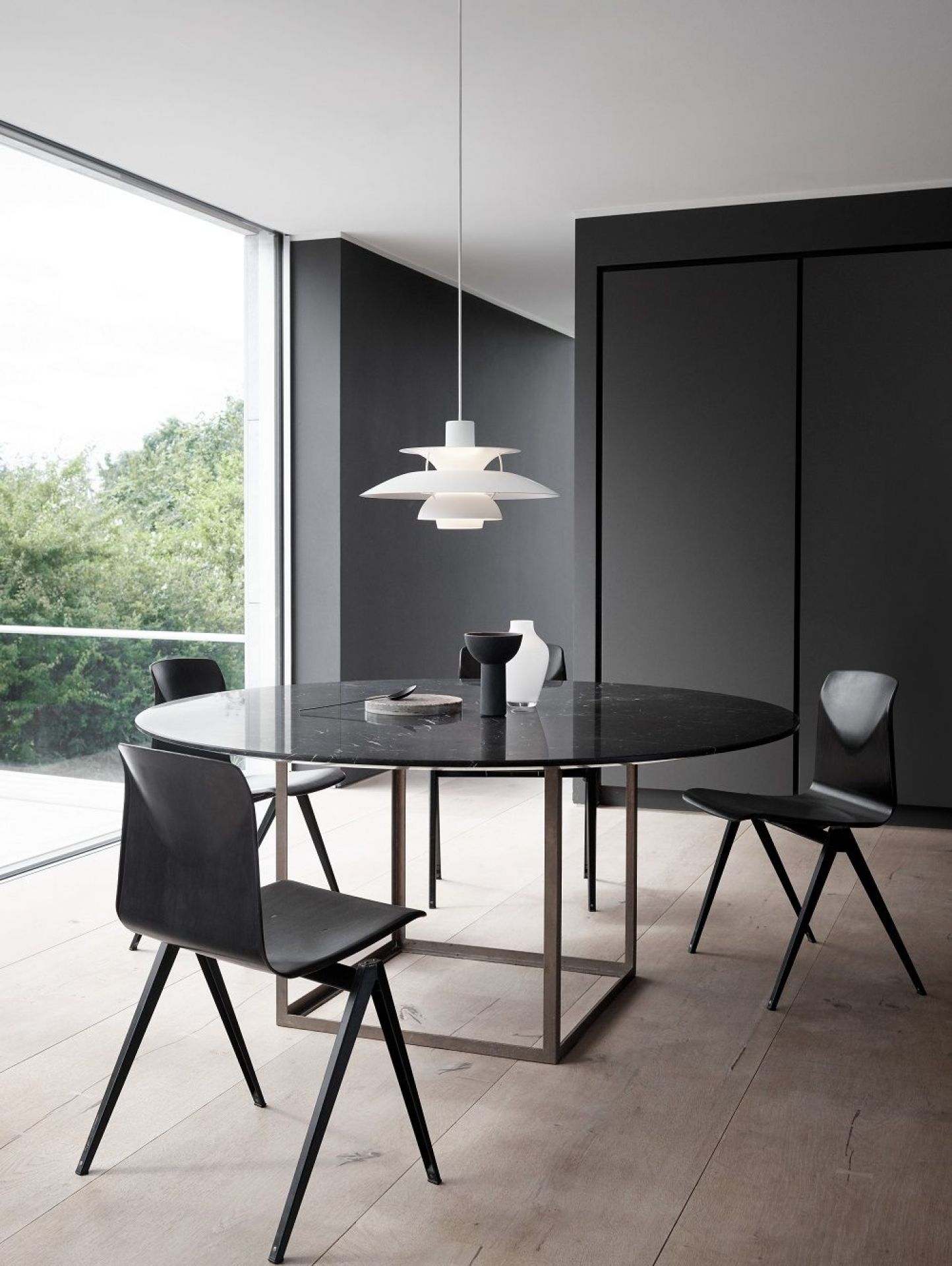 PH 5 Monochrome Pendelleuchte Louis Poulsen Dusty Indigo