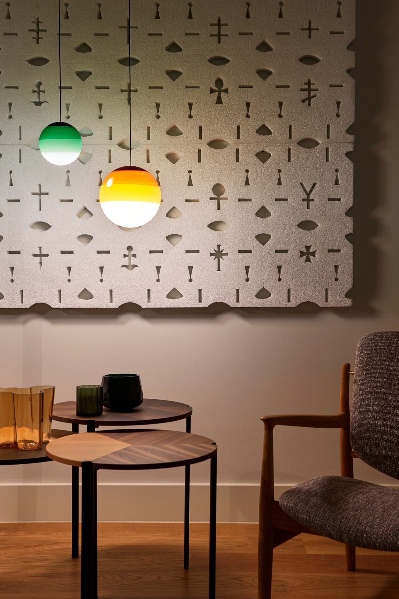 Dipping Light 20 LED Pendelleuchte Marset Bernstein