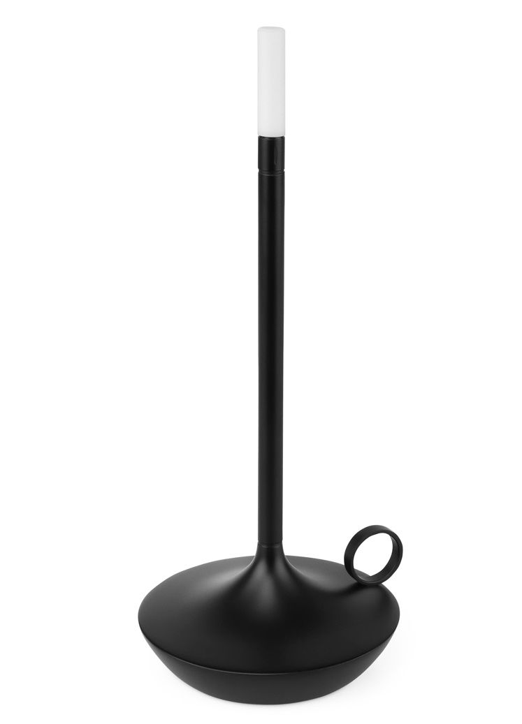 Wick Portable Akkuleuchte / Tischleuchte mit USB schwarz Graypants