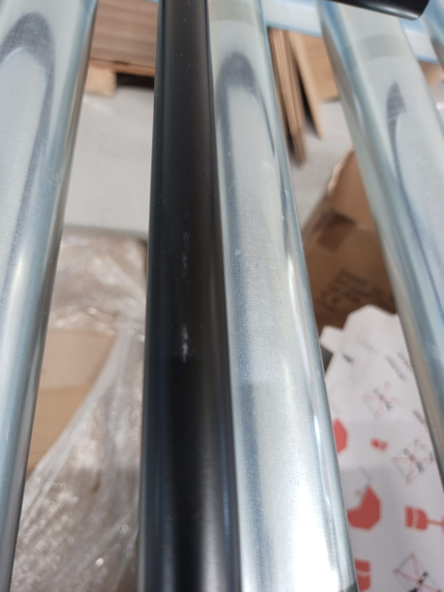 Eiermann 3 Tischgestell farbig SCHWARZ 58x29 cm Richard Lampert MÄNGELEXEMPLAR  1