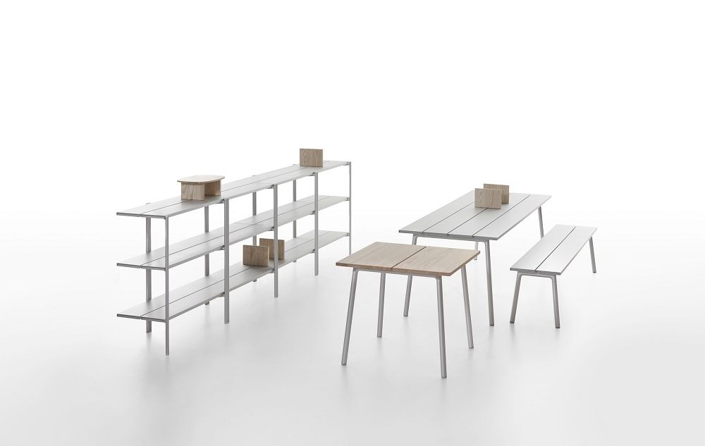 Run Bench 3-Sitzer Bank Emeco