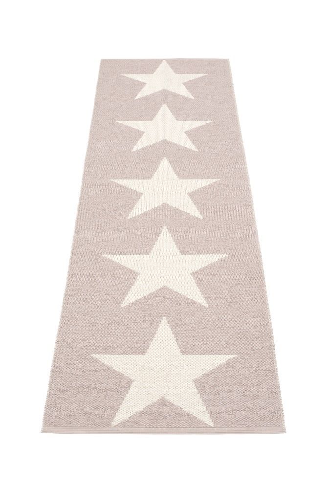 Viggo One Kunststoffteppich 70x250 cm Pappelina Pale rosa