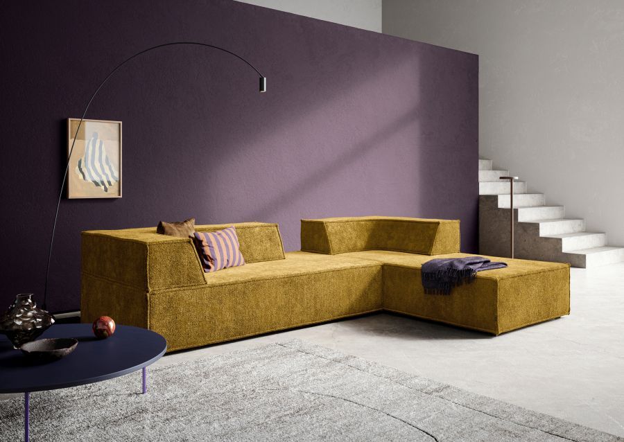 Trio Sofa 4 Module Vorzugskombination Ecke Quick Ship Rechts Cor