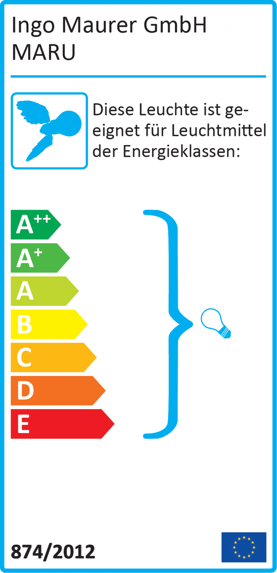 Maru Pendelleuchte Ingo Maurer