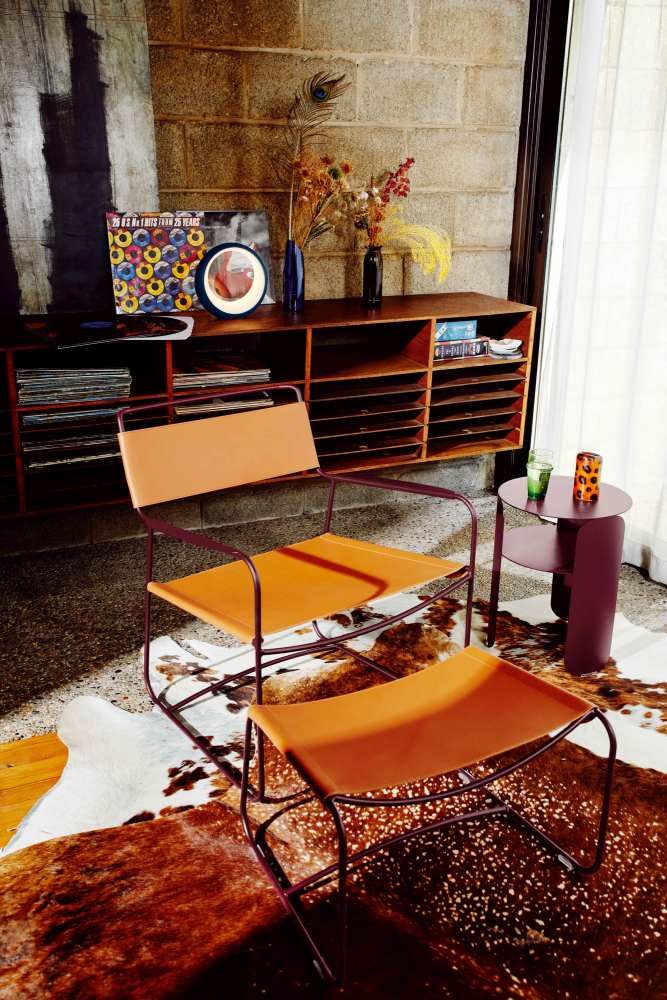 Surprising tiefer Ledersessel Outdoor Fermob