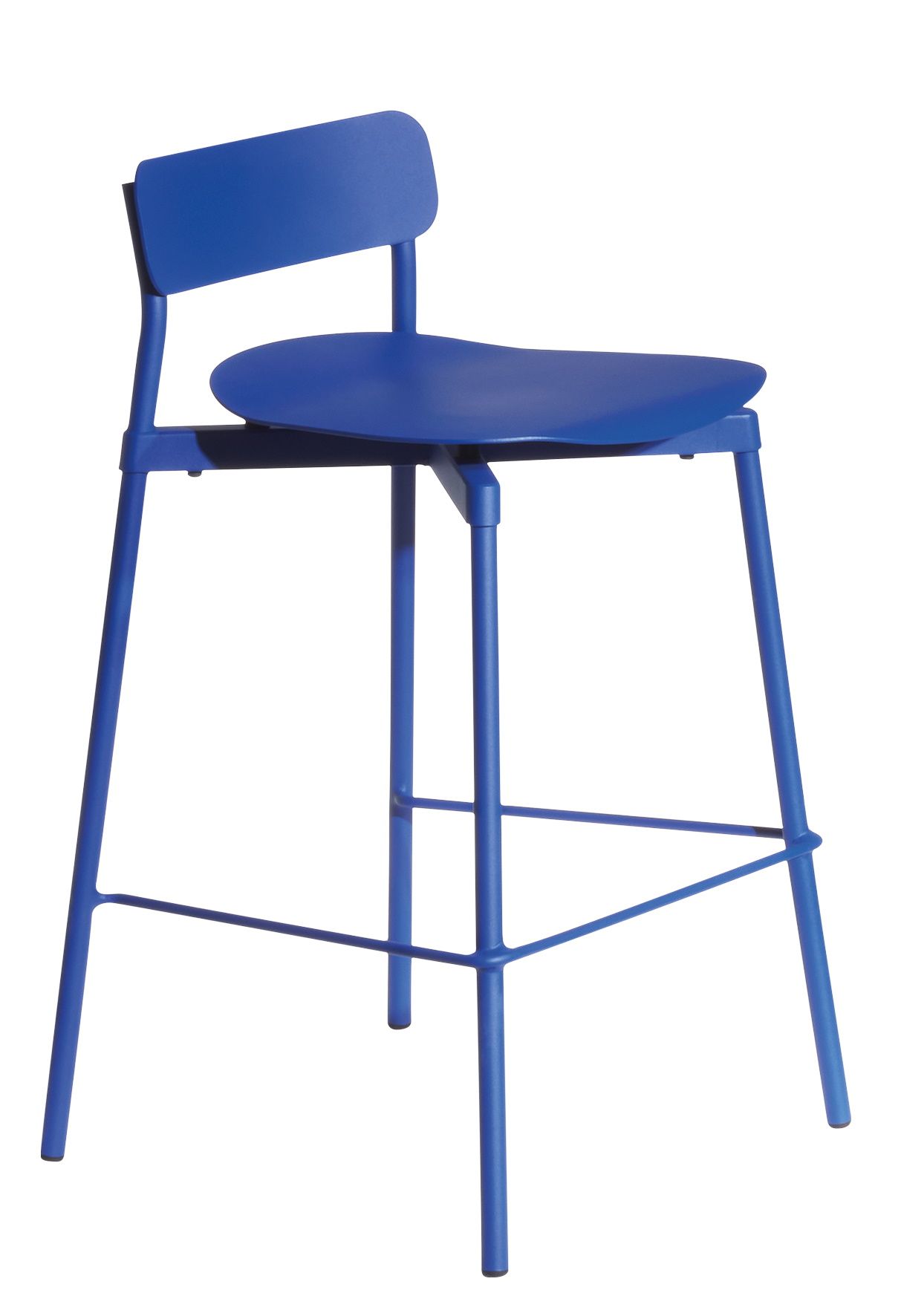 Fromme Barstool Barhocker H 65 cm Petite Friture Blau Fromme Barstool Barhocker H 65 cm Petite Friture Blau