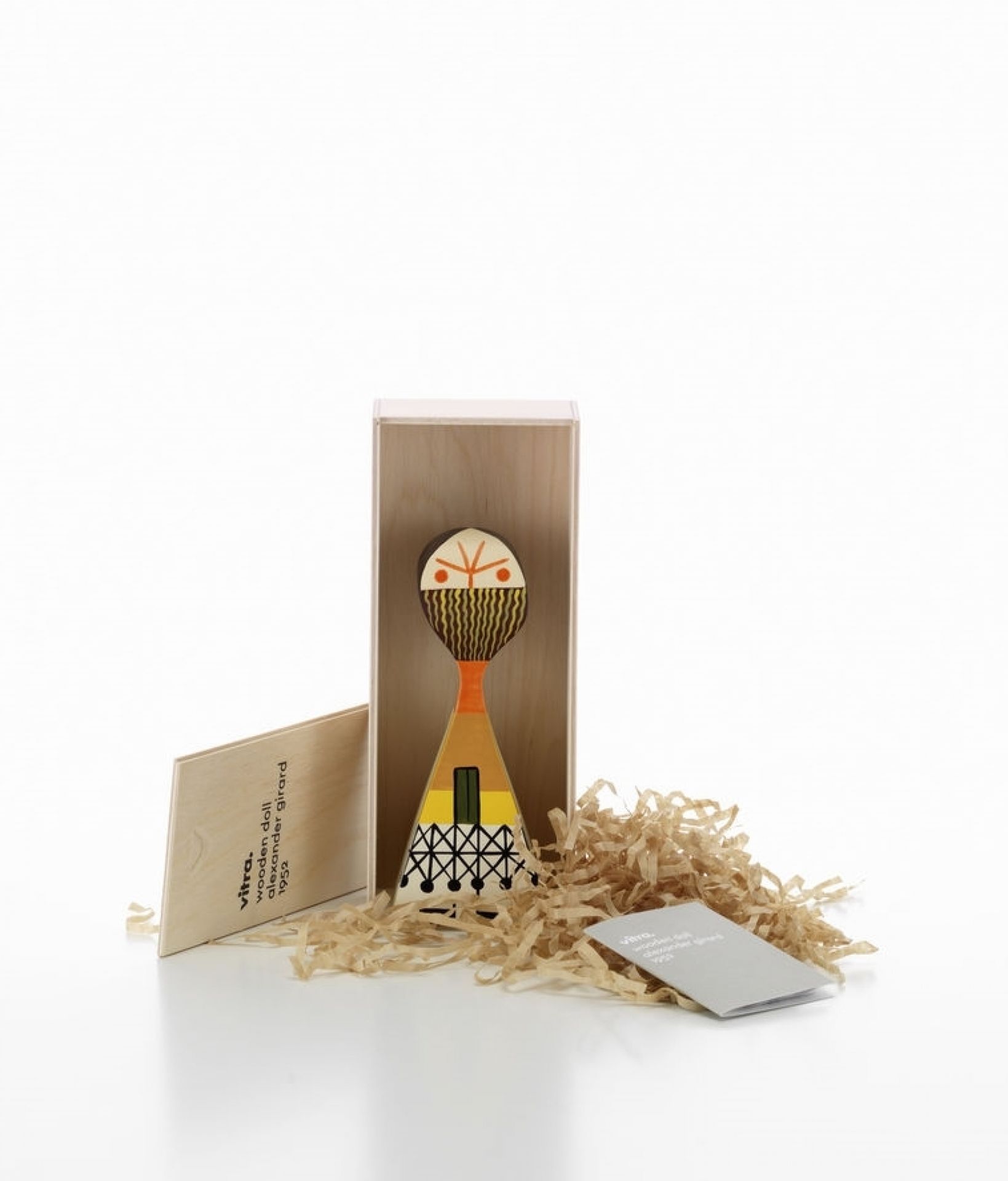Vitra Wooden Doll No. 13 Holzfigur mit Verpackung und Füllmaterial, Design-Klassiker für Sammler.