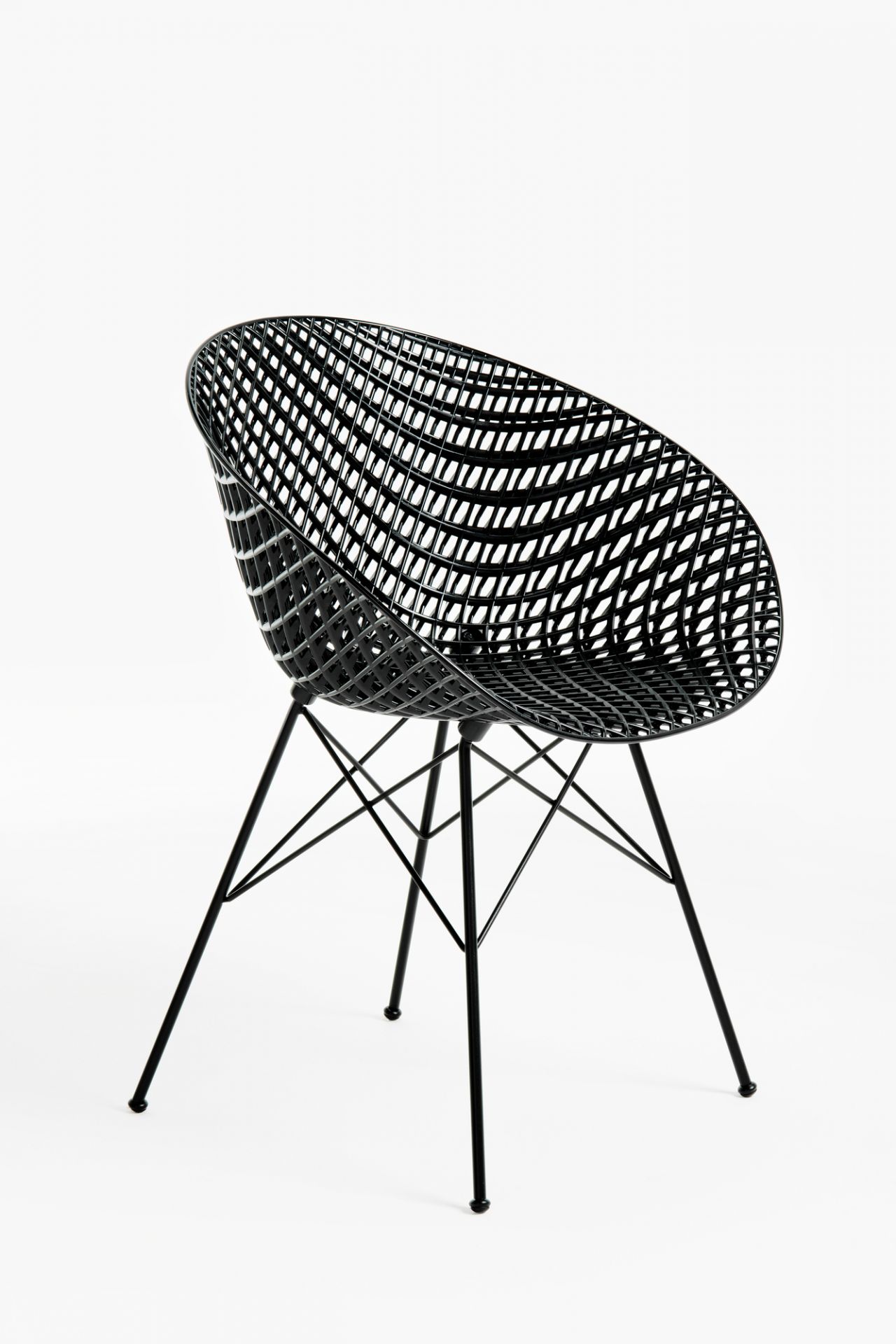 Smatrik Outdoor Stuhl Kartell Schwarz