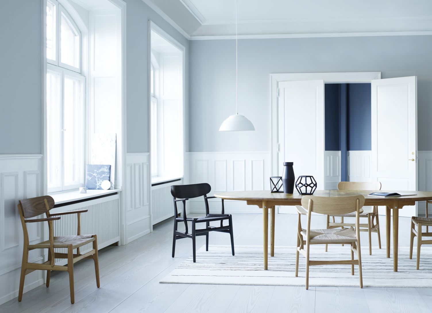 CH339 Esstisch ausziehbar für 4 Platten Carl Hansen & Søn 