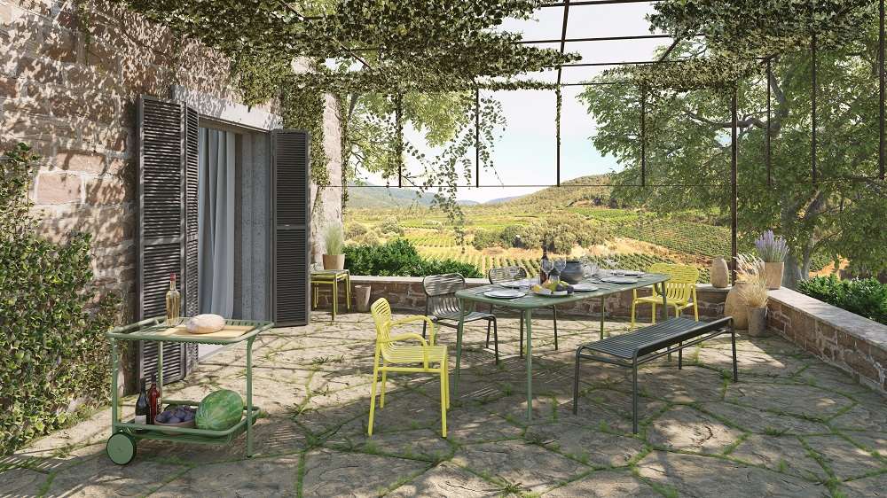 Week-End Garden Bench Bank Petite Friture 