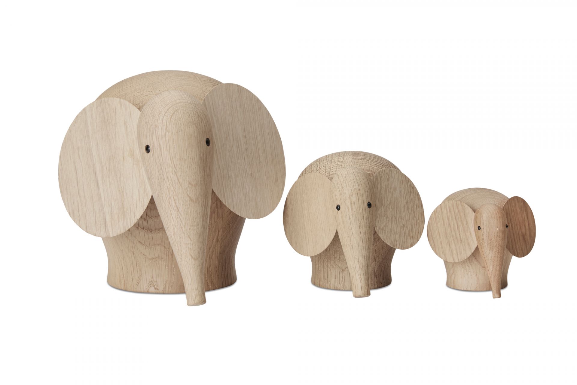 Nunu Elephant Holzelefant Mini Woud