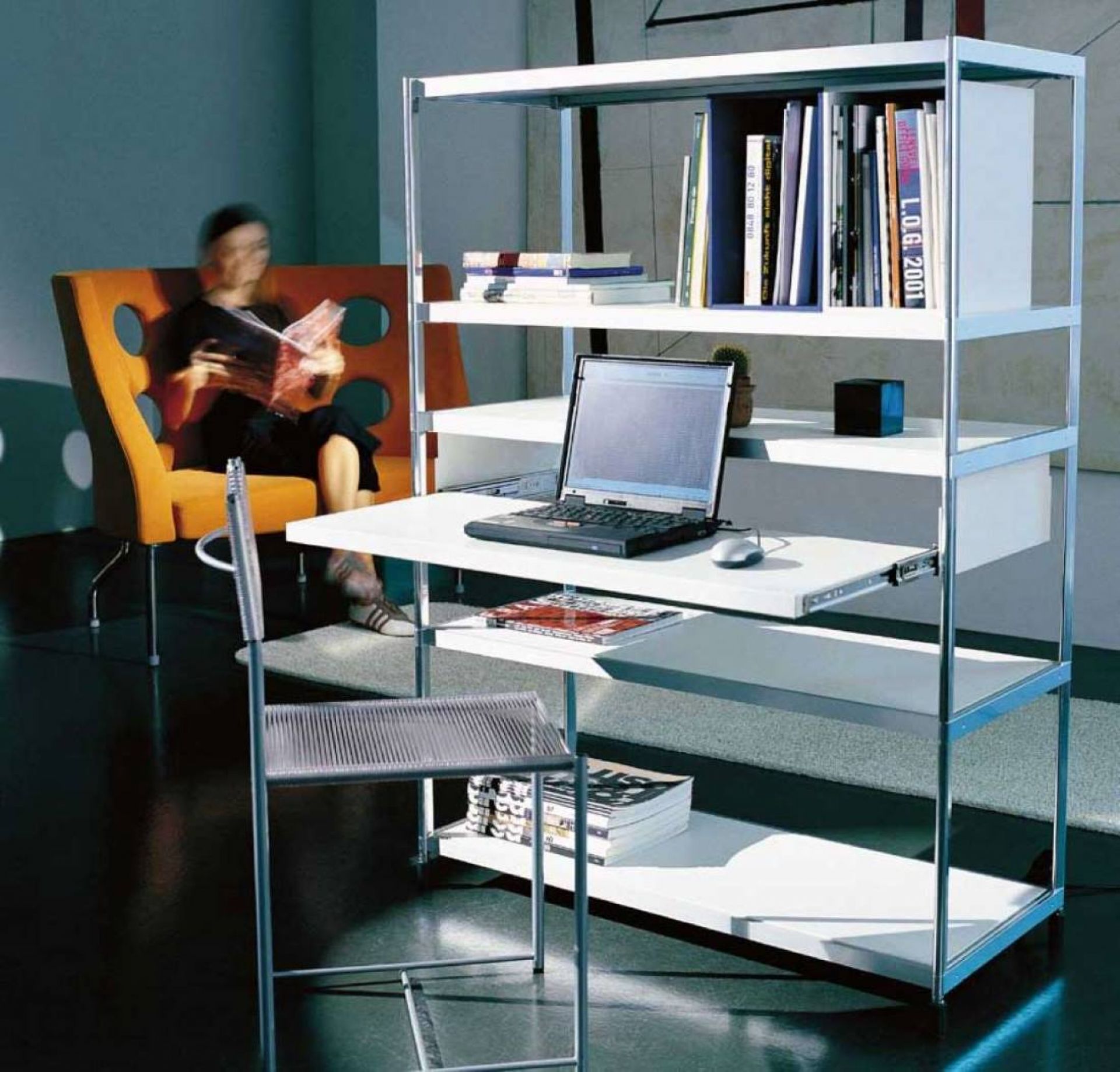 Spaghetti Chair 101 Stuhl SCHWAZ / PVC TRANSLUCENT FARBLOS Alias EINZELSTÜCK