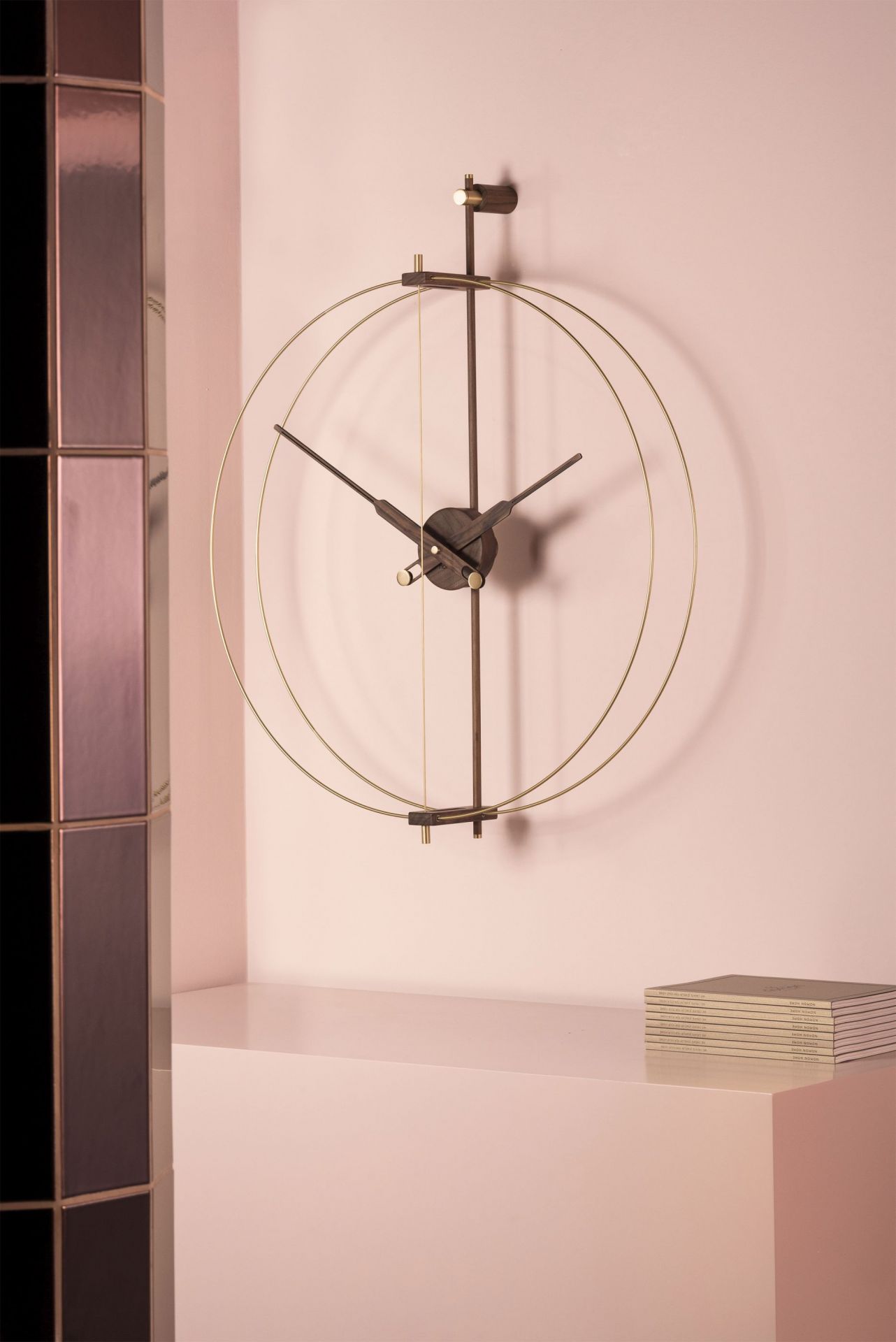 Mini Barcelona Premium Gold Uhr Ø66cm Nomon