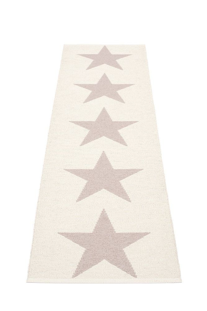 Viggo One Kunststoffteppich 70x250 cm Pappelina Pale rosa