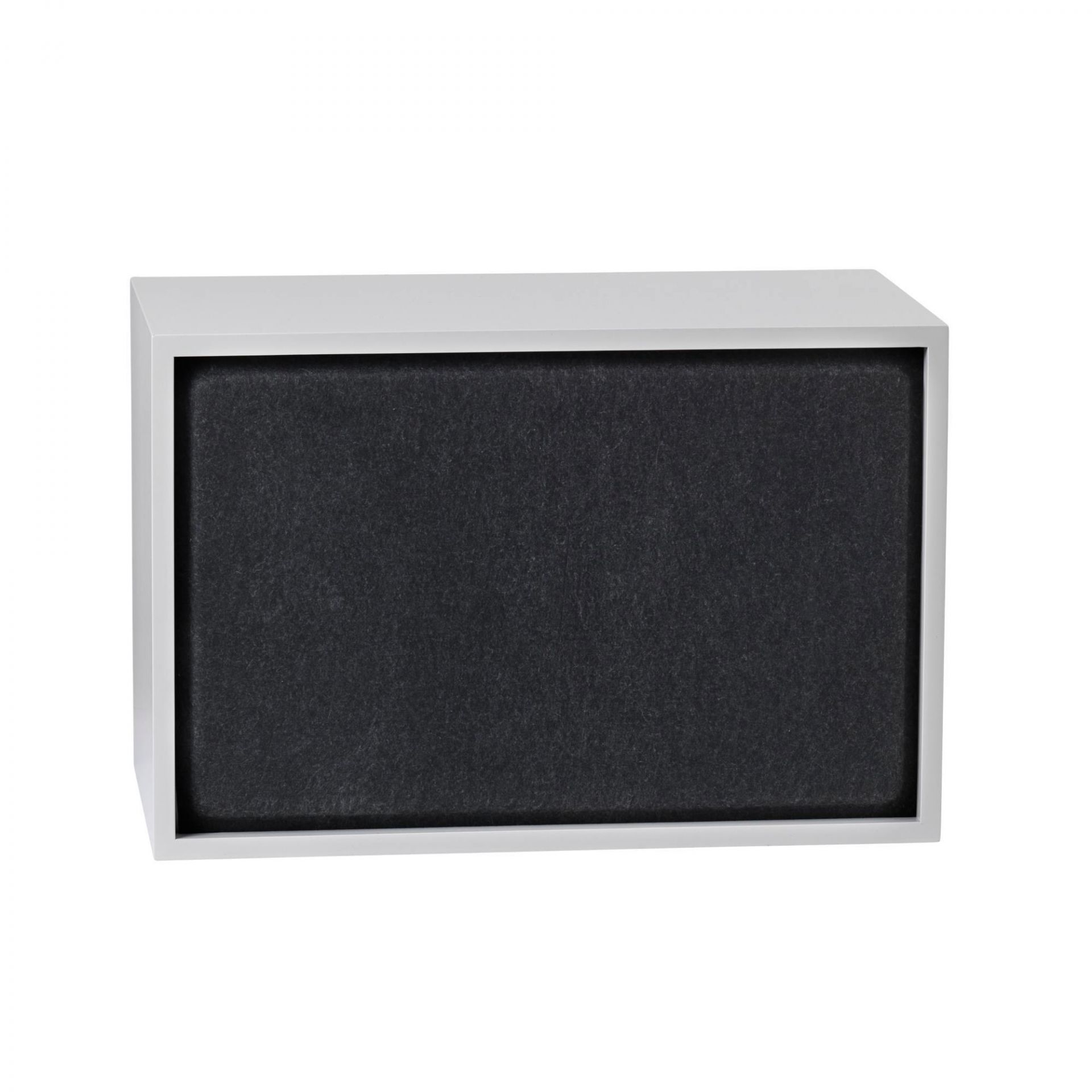 Acoustic Panel für Stacked Regalsystem groß Muuto-Schwarz melange