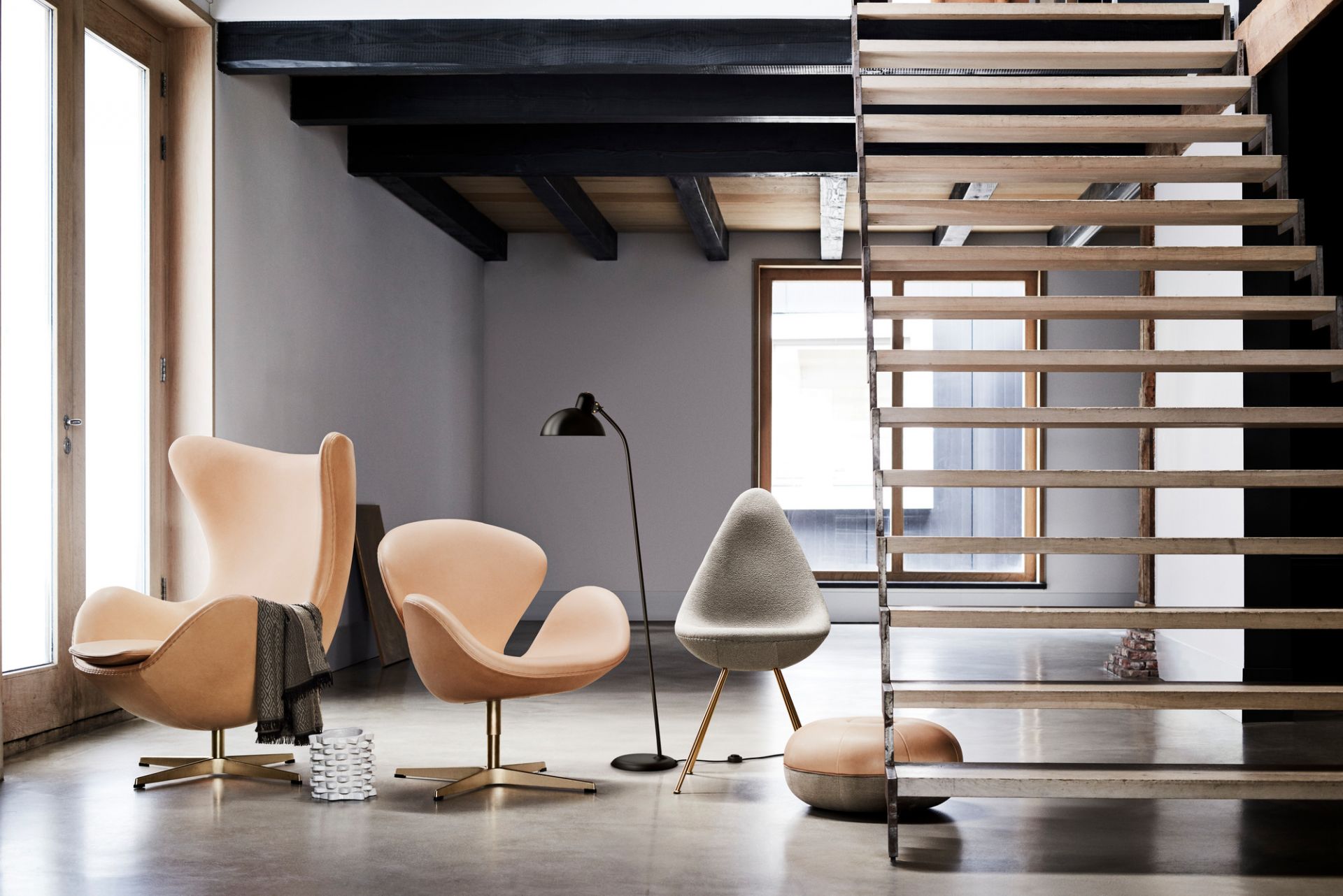 6556 F Stehleuchte KAISER idell Fritz Hansen