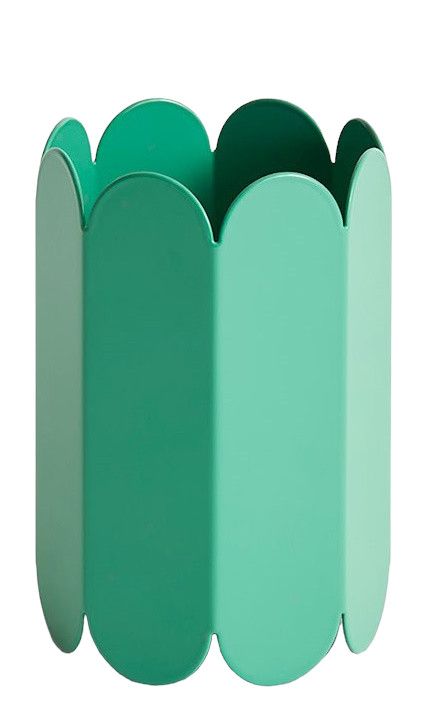 Arcs Vase S Grün Hay