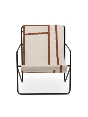 Desert Chair Loungesessel Schwarz Ferm Living