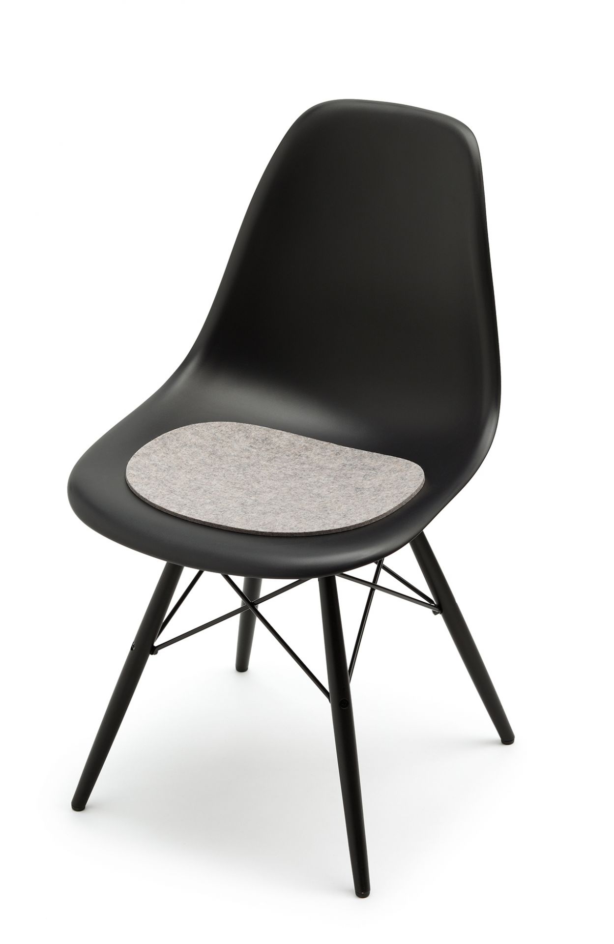 Sitzauflage-Filzauflage Eames Plastic Side Chairs DSR / DSW Anthrazit Hey Sign