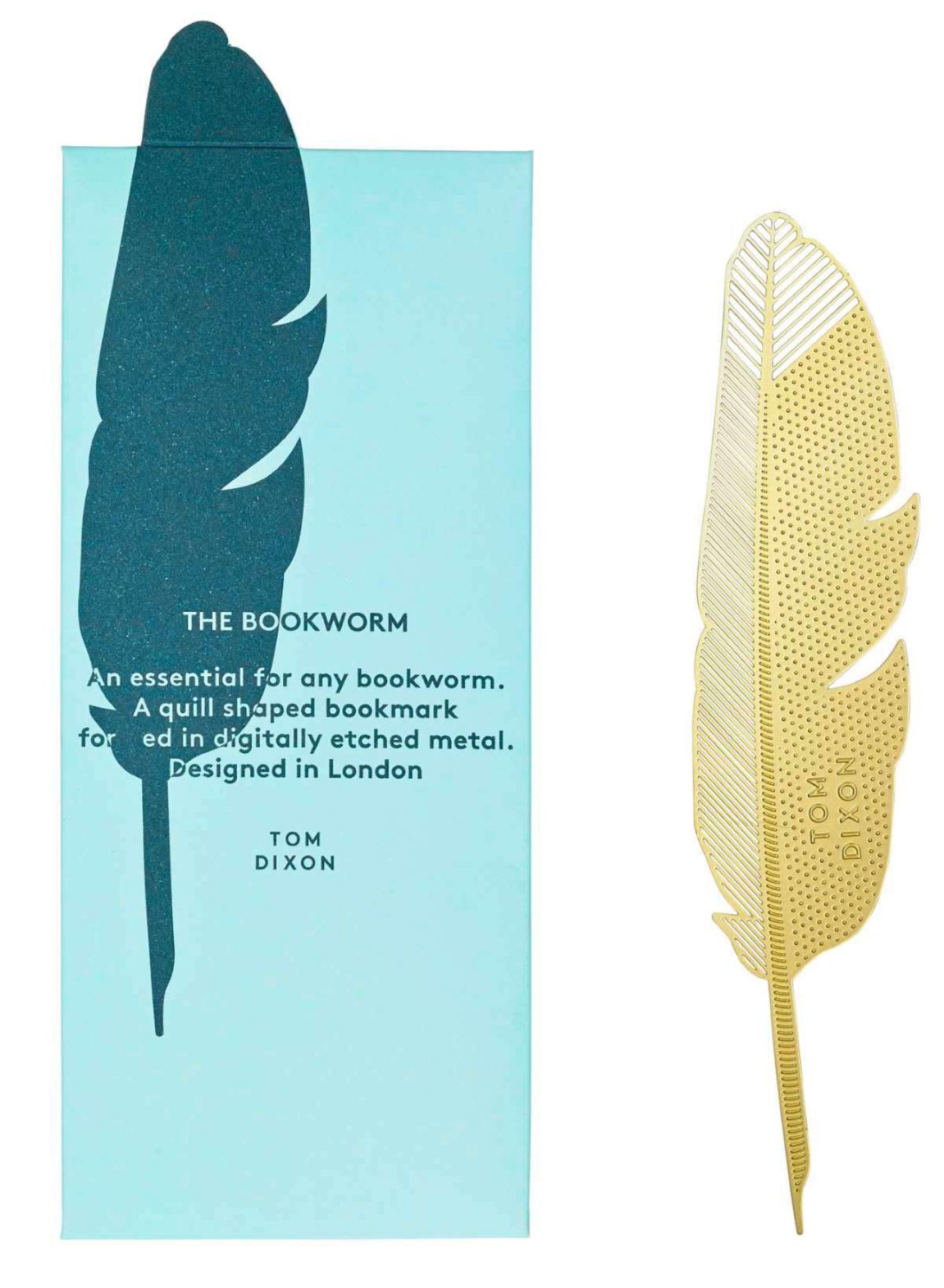 Tool the Bookworm Quill Lesezeichen Feder Tom Dixon EINZELSTÜCK