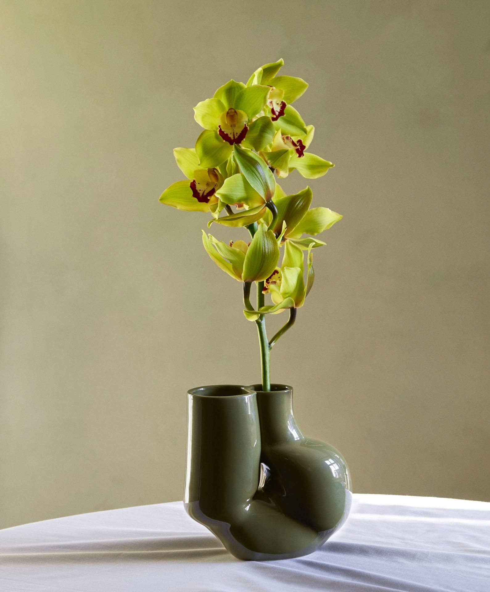 W&S Chubby Vase Hay EINZELSTÜCK