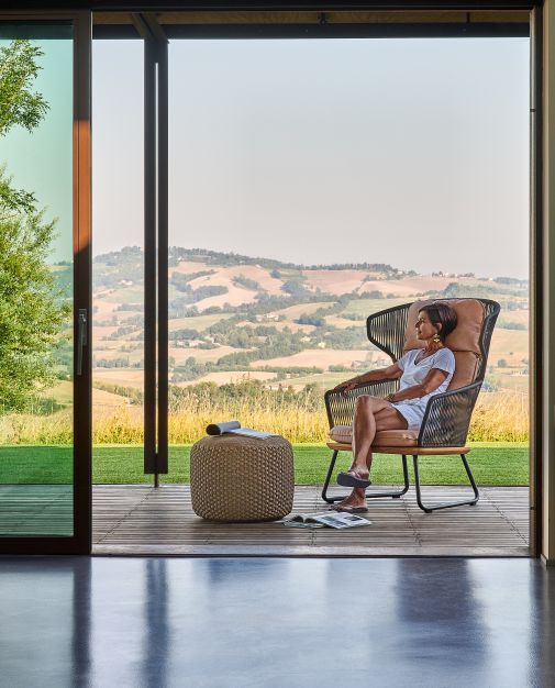 Pouf Hocker Medium Indoor / Outdoor Weishäupl