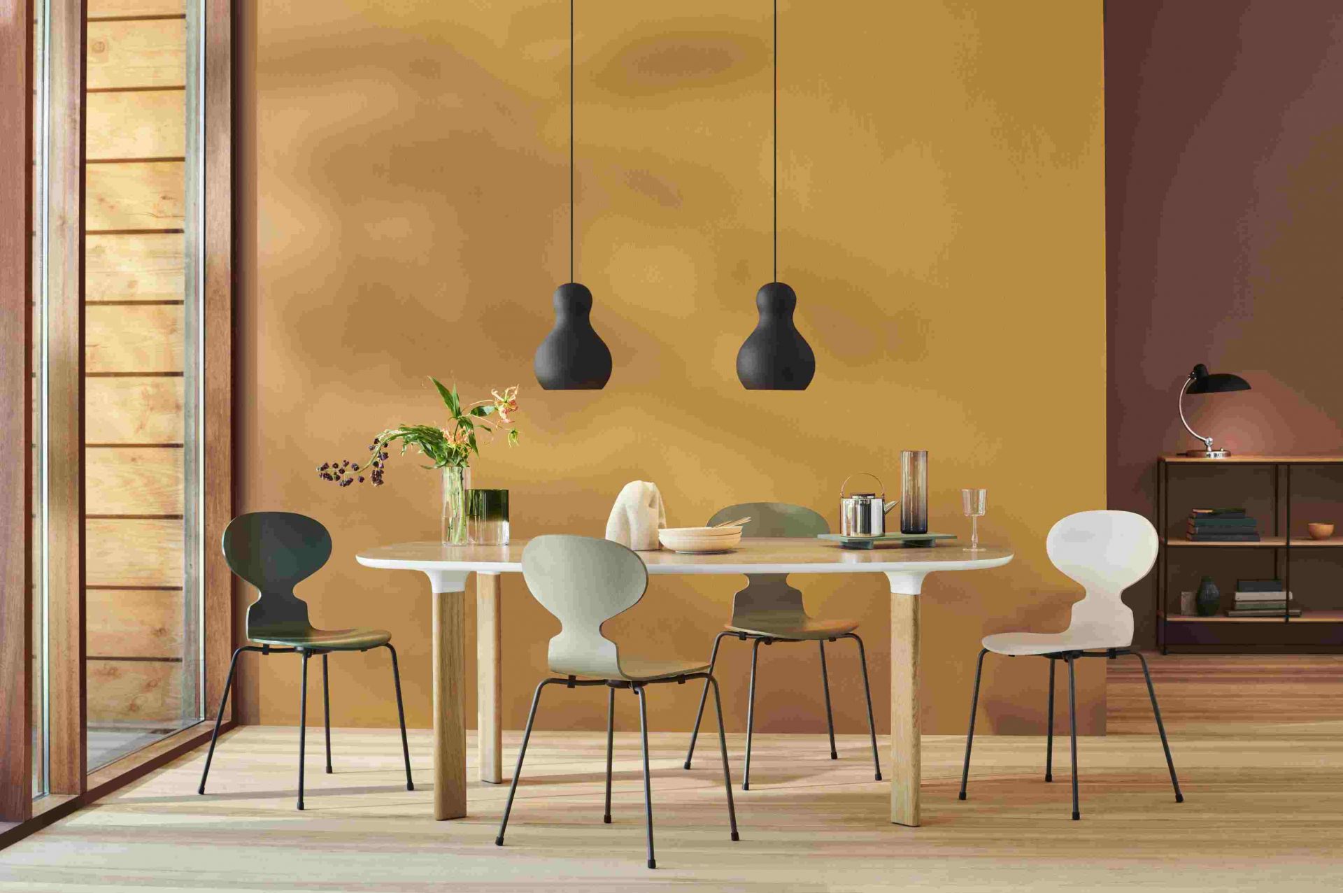 Die Ameise Stuhl 3101 4-Bein Gestell Fritz Hansen