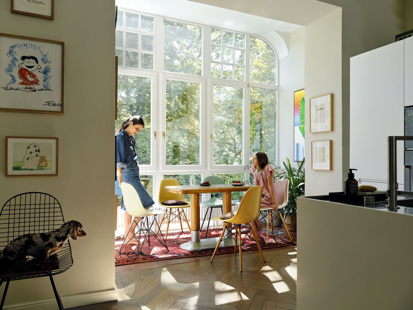 Eames Plastic Side Chair DSW Stuhl Vollpolster Vitra