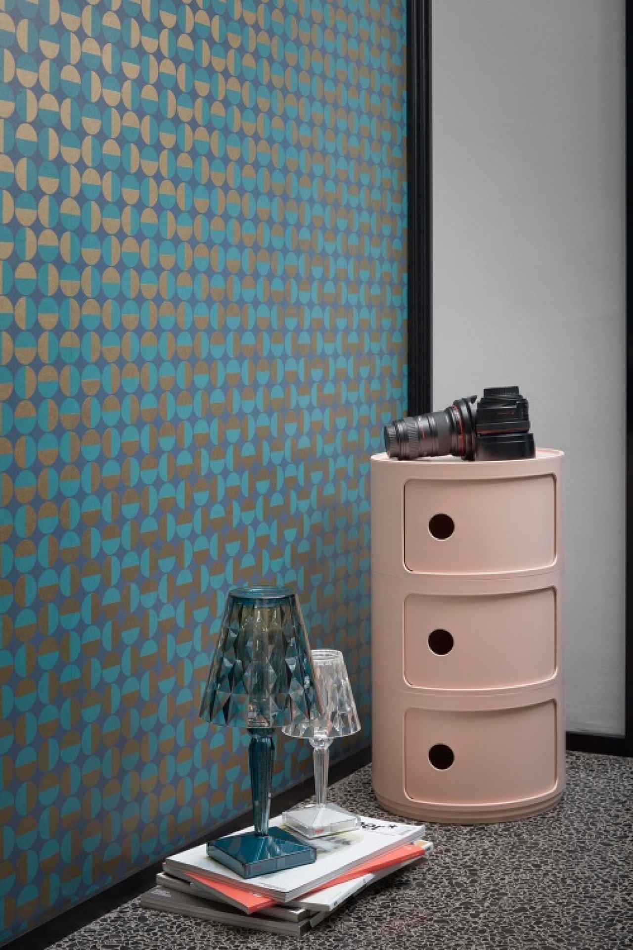 Componibili BIO 5970 3-er Element GRÜN Kartell EINZELSTÜCK