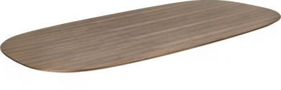 GUBI Dining Table Esstisch Tischplatte elliptisch Walnuss NUR TISCHPLATTE Gubi AUSSTELLUNGSSTÜCK