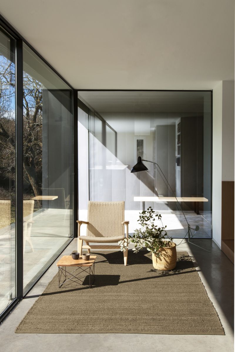 Herb Teppich braun 250x350cm Nanimarquina