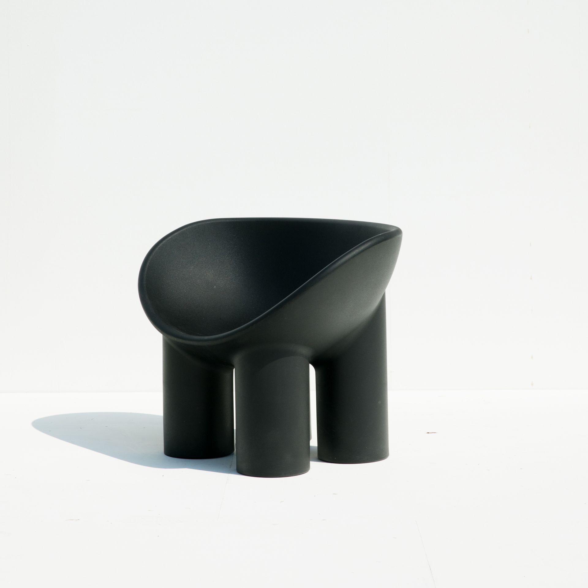 Roly Poly Sessel Driade Charcoal