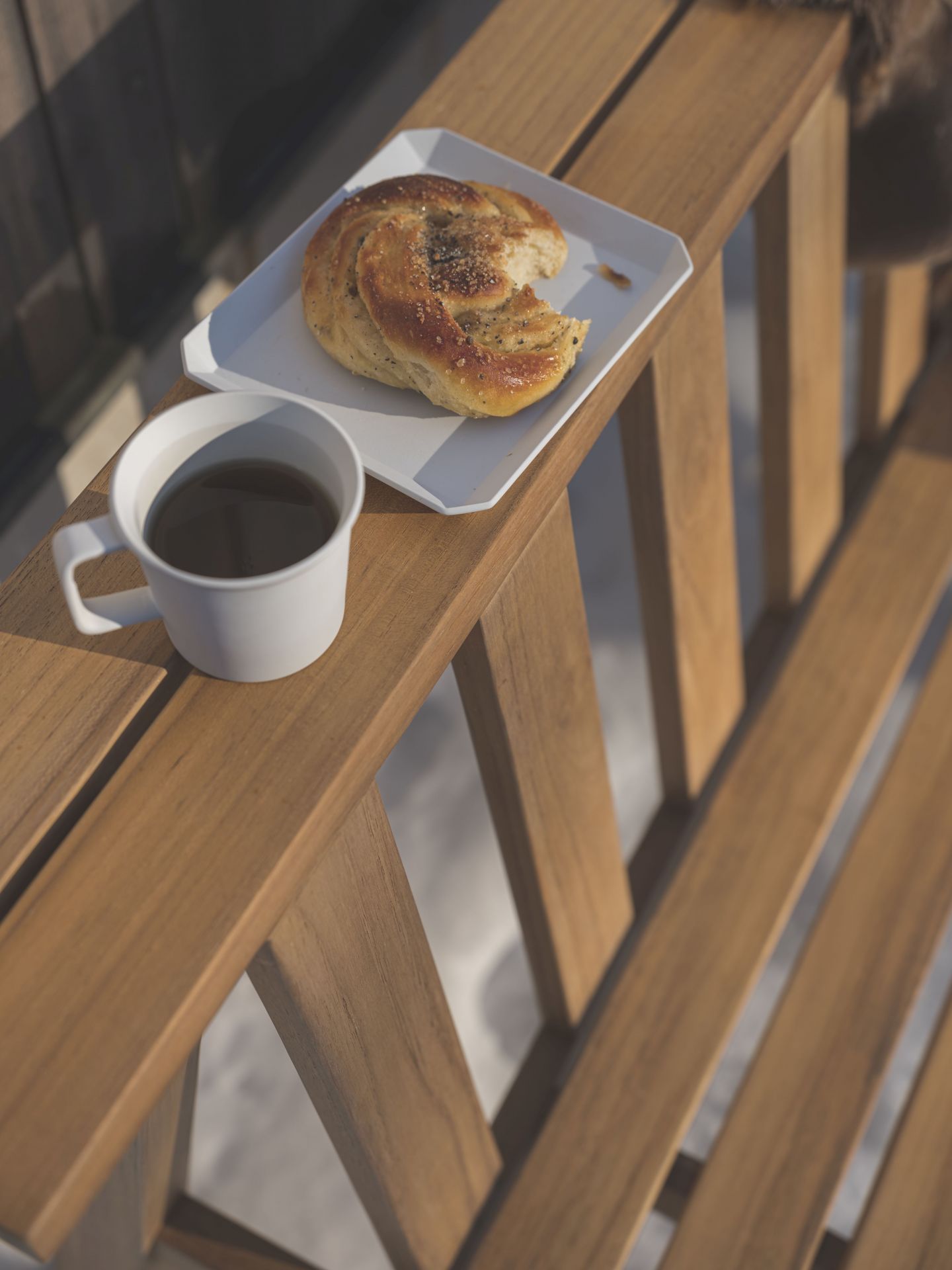 Cadence Bank Teak Outdoor Skagerak by Fritz Hansen