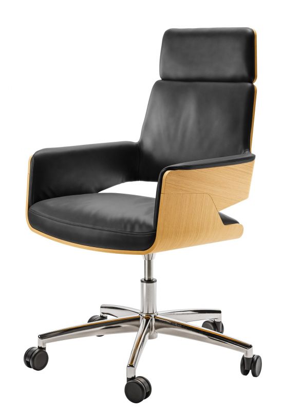 S 845 PVDRWE Drehsessel Thonet