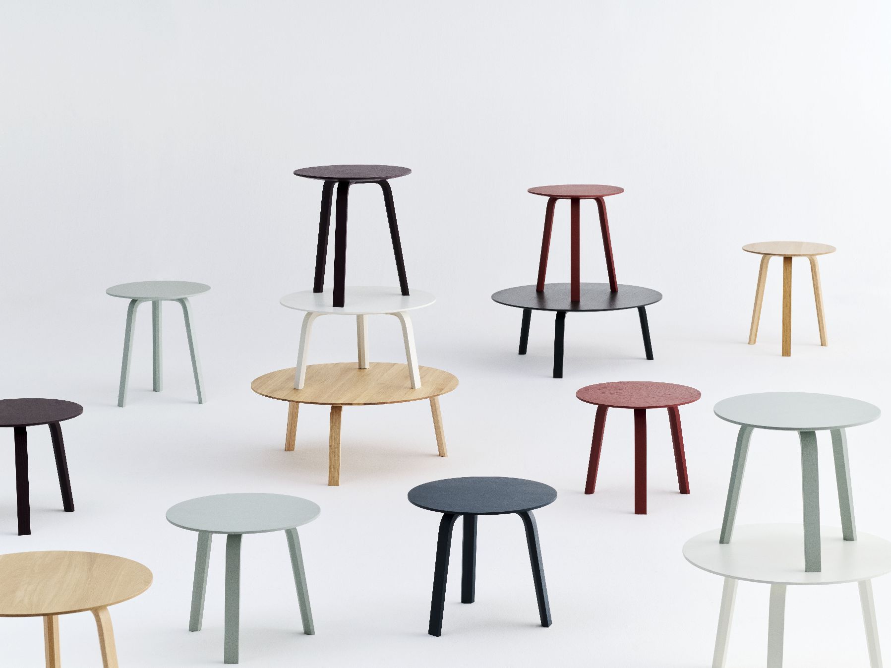 Bella Coffee Table Beistelltisch Ø 80 x H 32 cm Hay