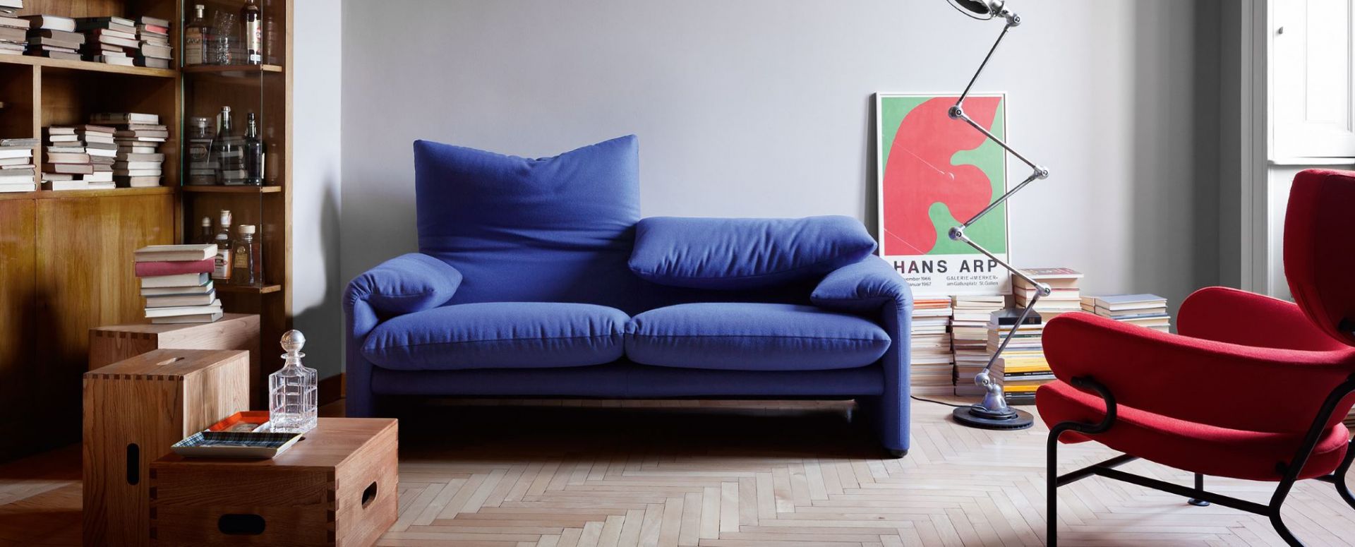 675 Maralunga Sofa Zweisitzer Cassina