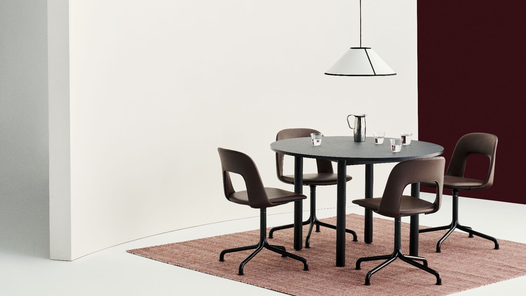 Layout Side Chair 154 4-Stern Drehstuhl Hay