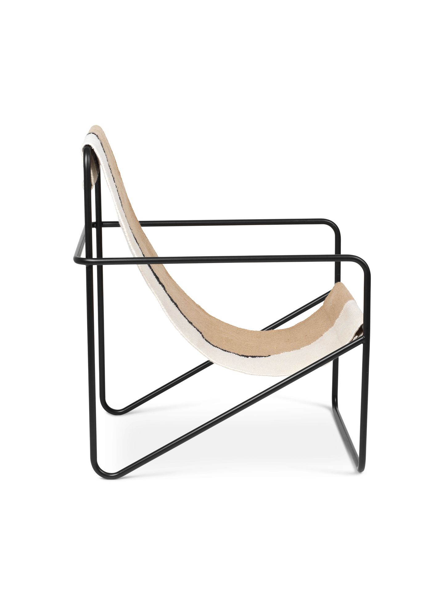Desert Chair Loungesessel Schwarz / Soil Ferm Living